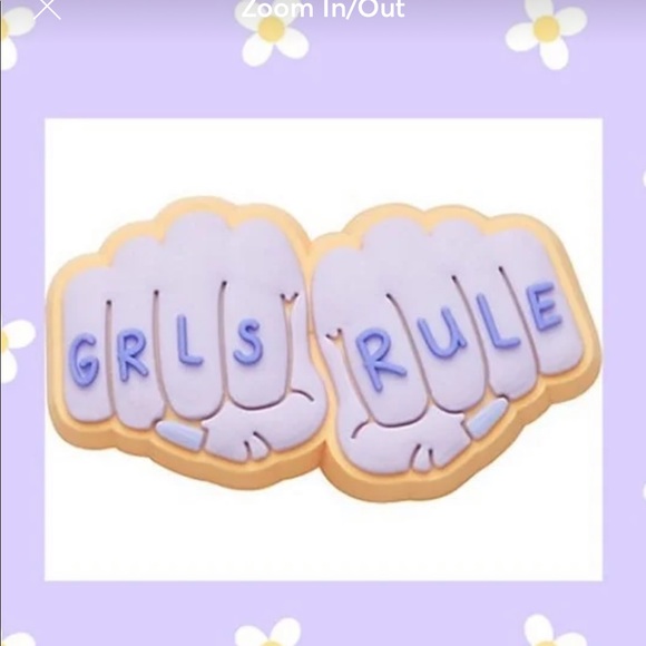 Girls Rule Crocs Jibbitz - Picture 1 of 2